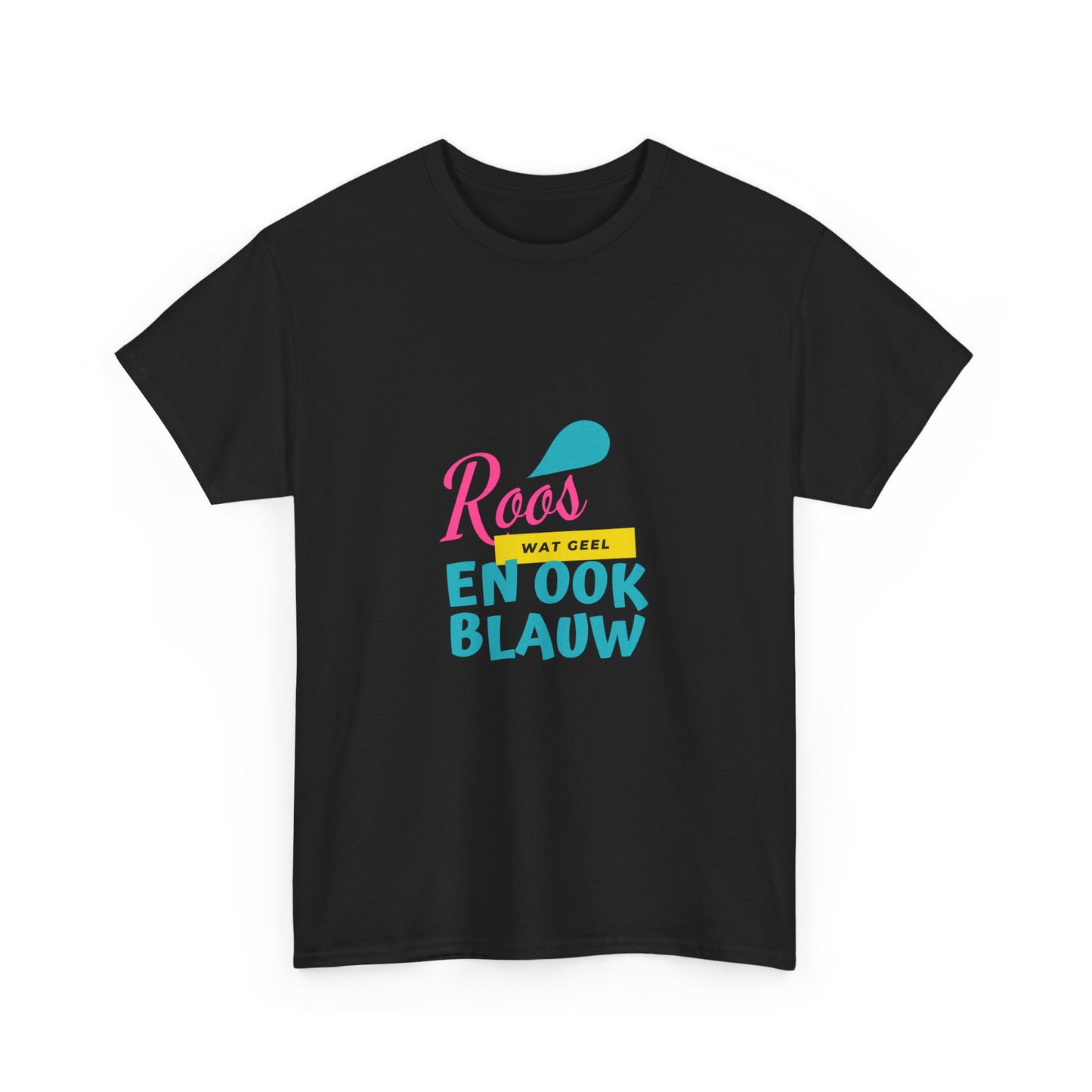 Roos, wat geel, en ook blauw
