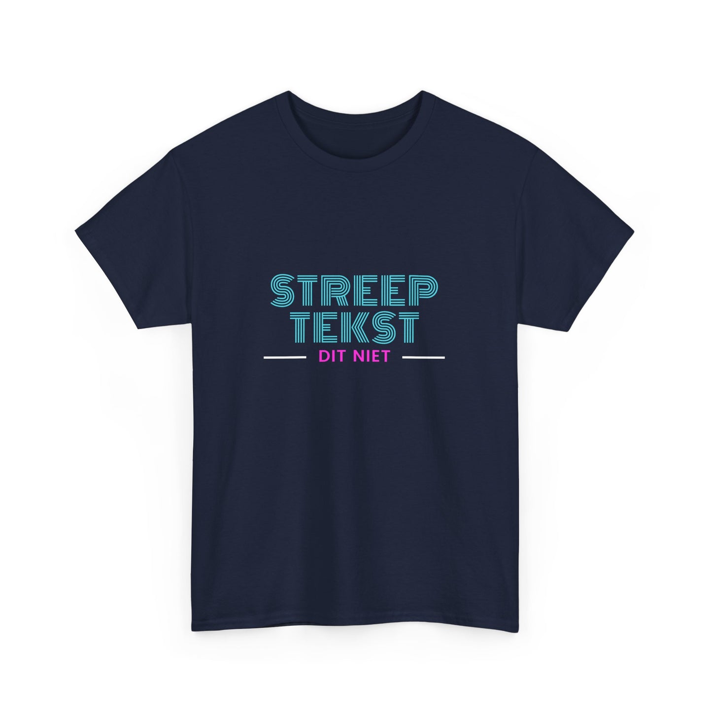Streep tekst, dit niet