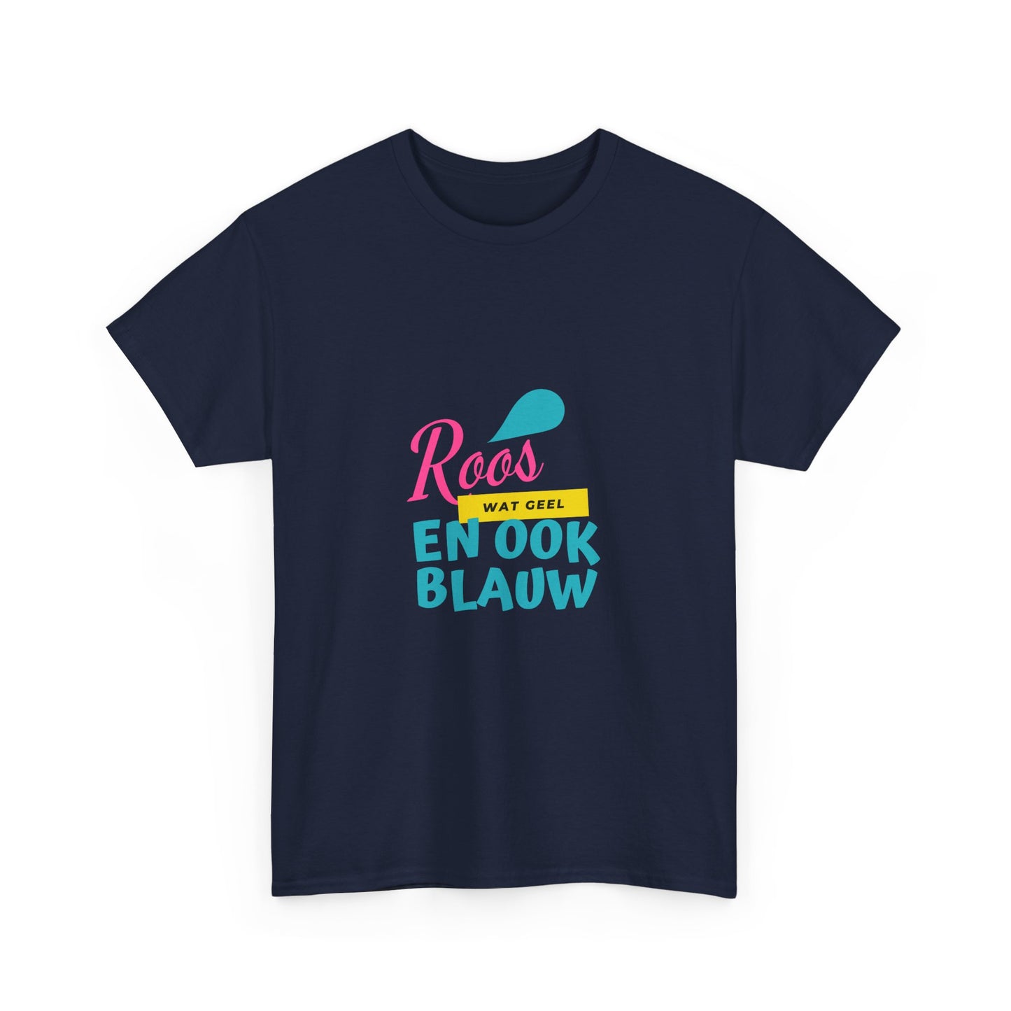Roos, wat geel, en ook blauw