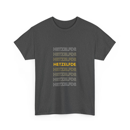 Hetzelfde, hetzelfde, hetzelfde