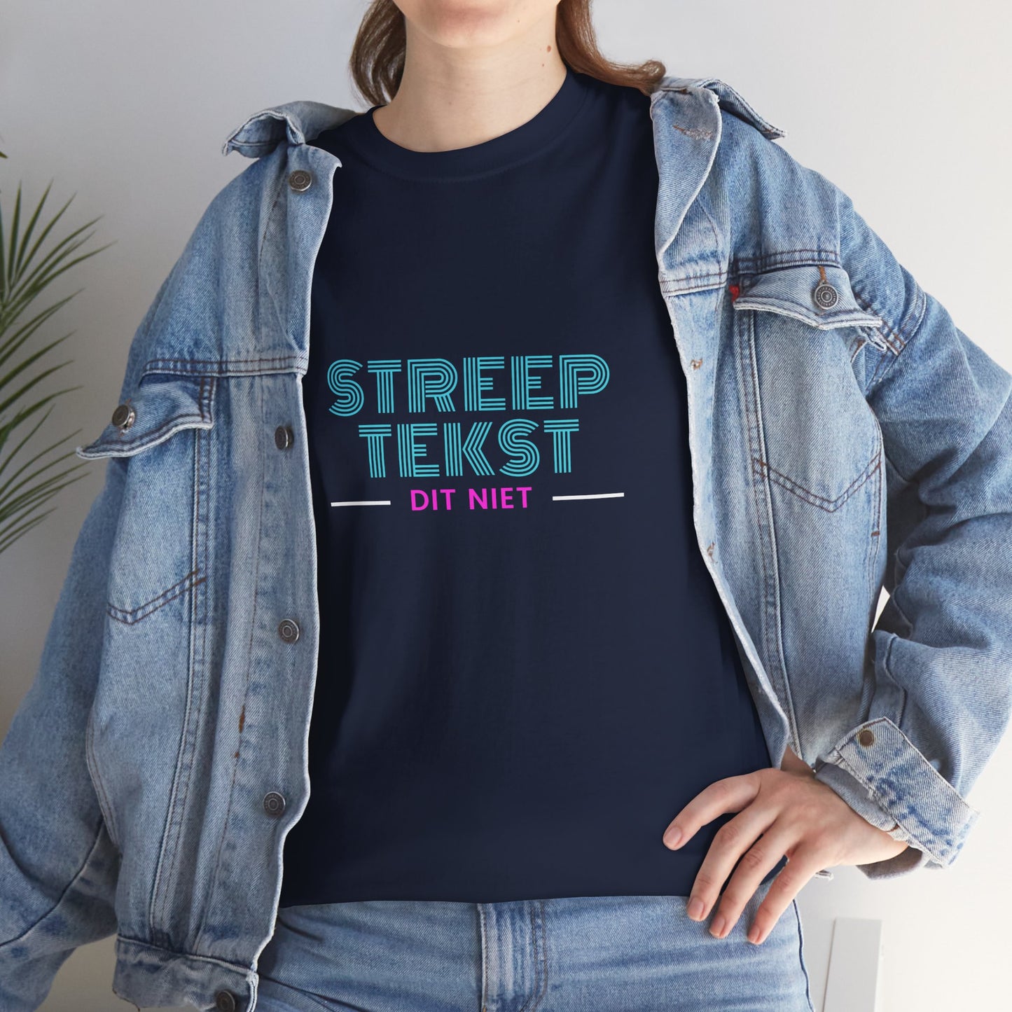 Streep tekst, dit niet