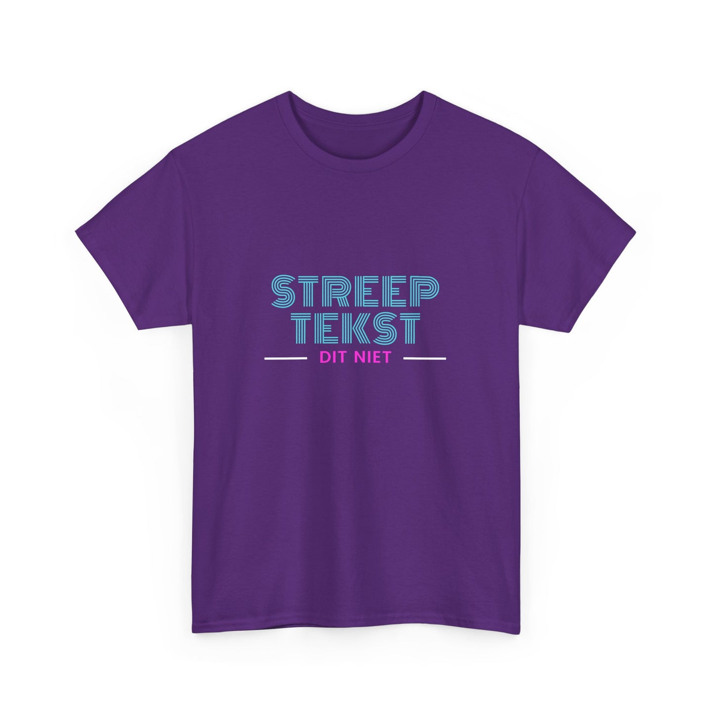 Streep tekst, dit niet