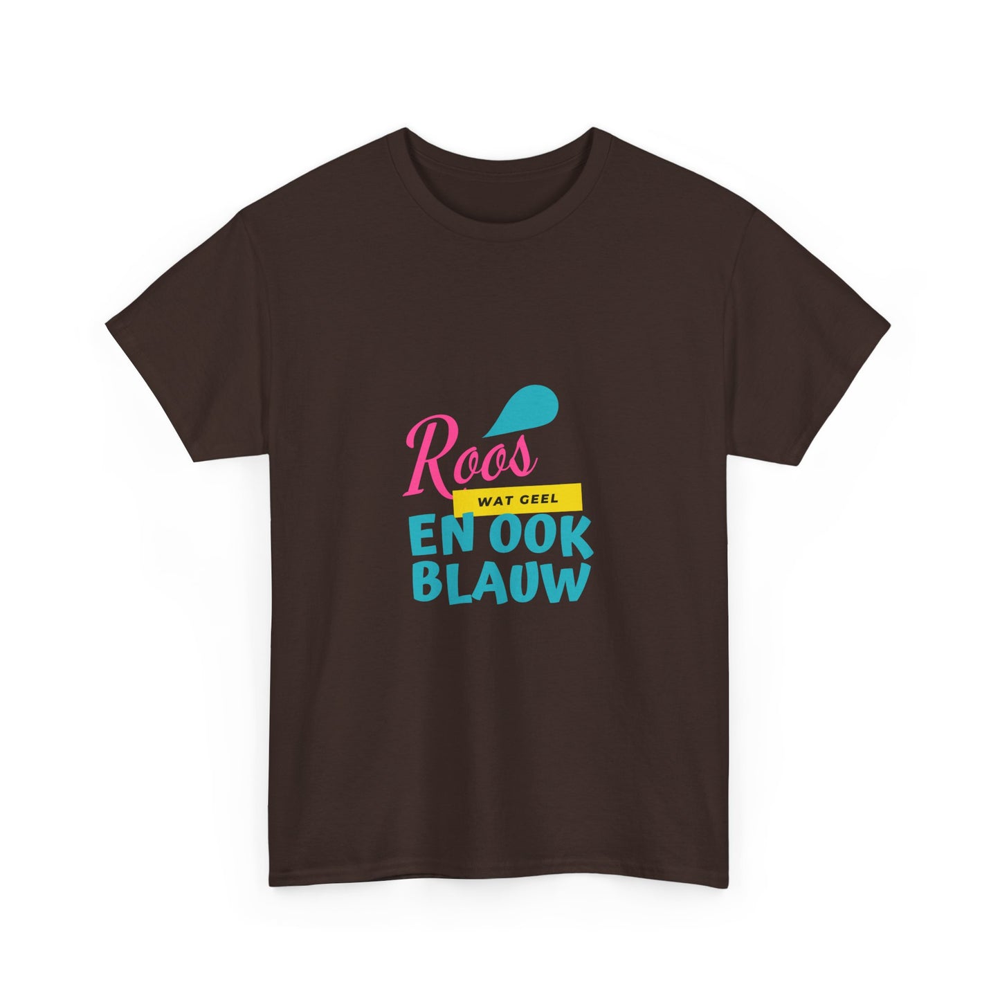 Roos, wat geel, en ook blauw