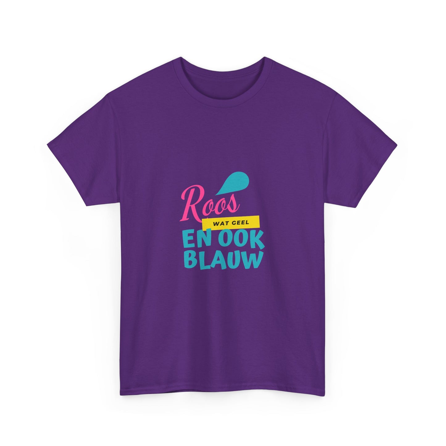 Roos, wat geel, en ook blauw