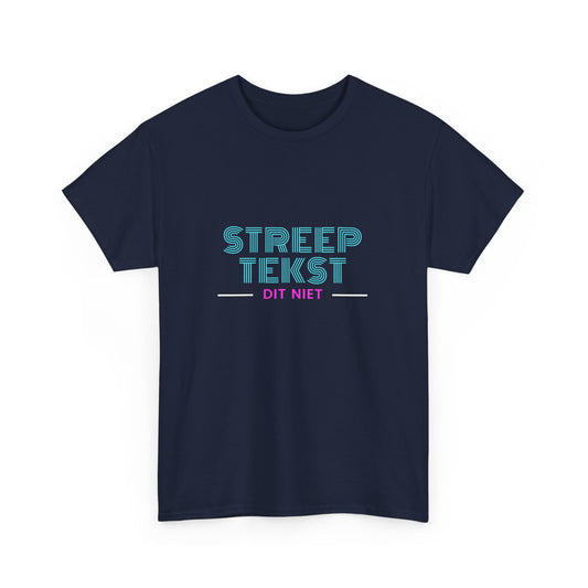Streep tekst, dit niet