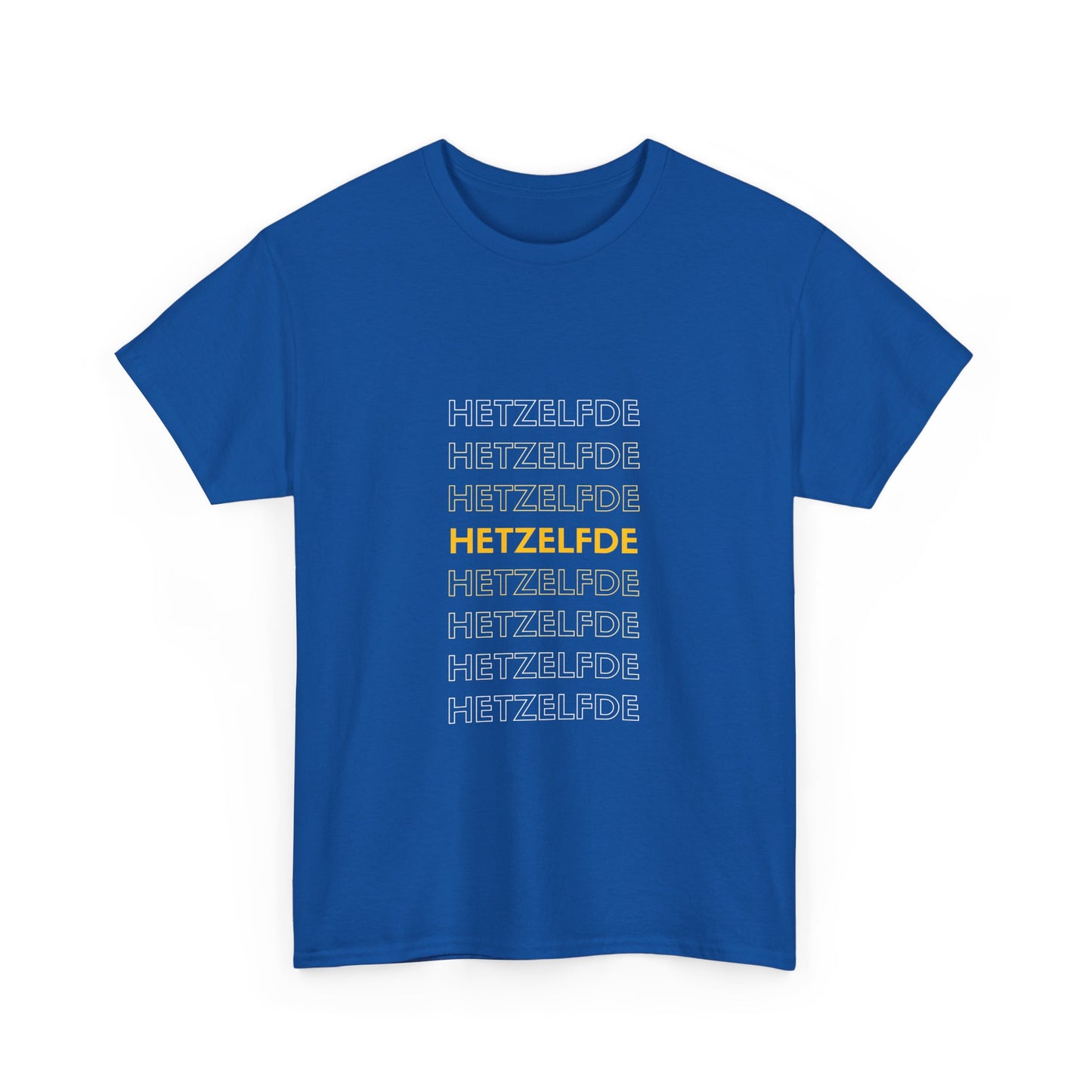 Hetzelfde, hetzelfde, hetzelfde