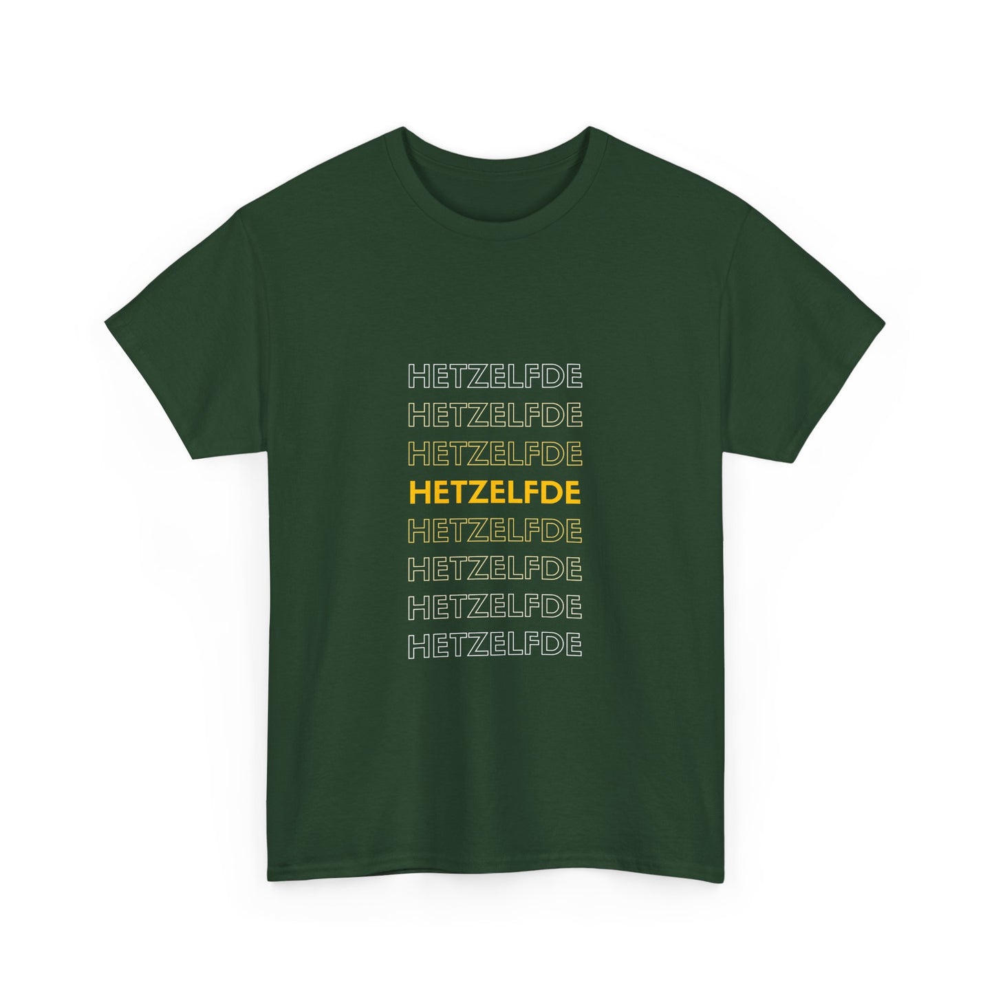Hetzelfde, hetzelfde, hetzelfde
